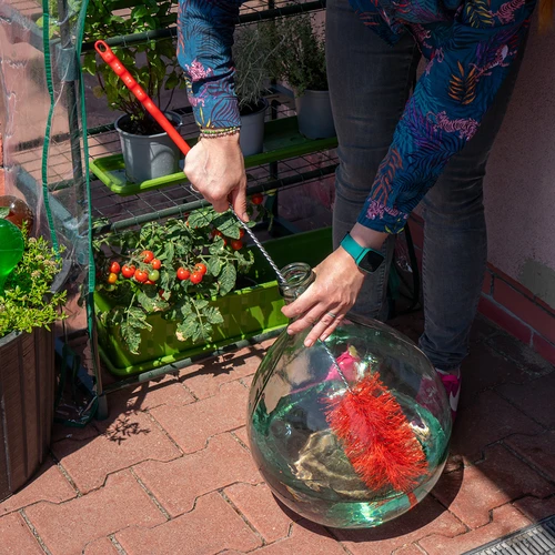 Spazzola per lavare le damigiane - piccola - 3