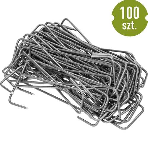 Spilli per tessuto non tessuto, in acciaio tipo L - 100 pezzi - 4