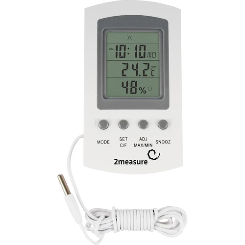 Stacja pogodowa – elektroniczna, sonda, biała