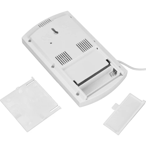 Stacja pogodowa – elektroniczna, sonda, biała - 4