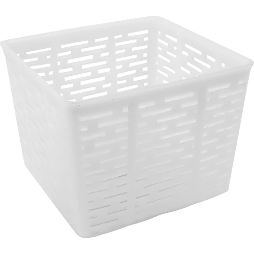 Stampo per formaggio quadrato 11 x 11 x 8,5 cm per 500 g  - 1 