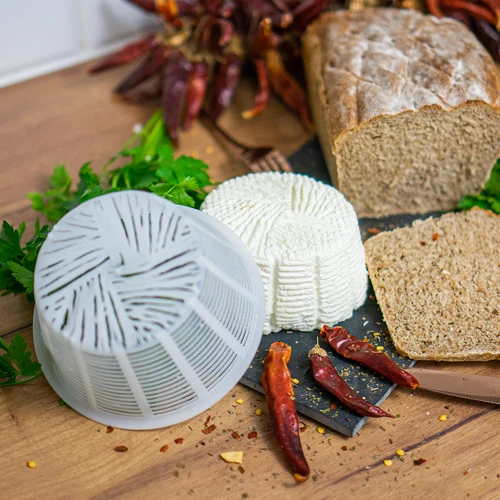 Stampo per formaggio rotondo Ø 13 x 7 cm per 500 g - 6