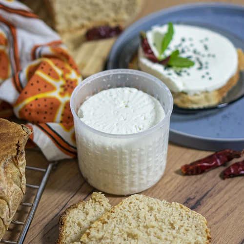 Stampo per formaggio rotondo Ø 8,4 x 7,4 cm per 250 g - 4