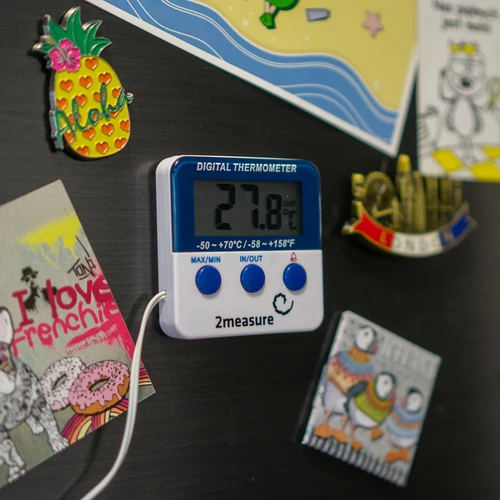 Stazione meteo – elettronica, con sonda, bianca - 6