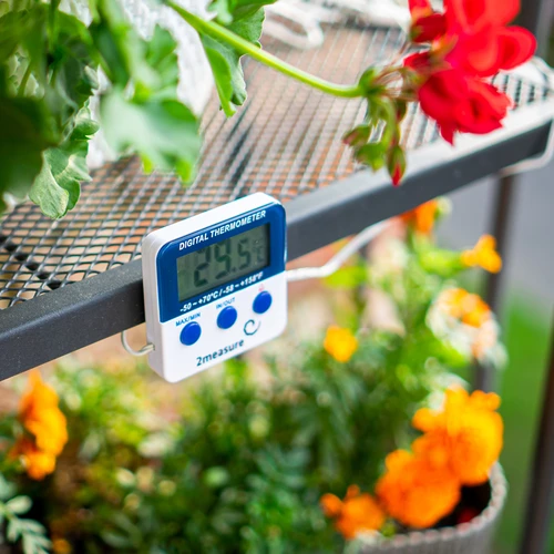 Stazione meteo – elettronica, con sonda, bianca - 7