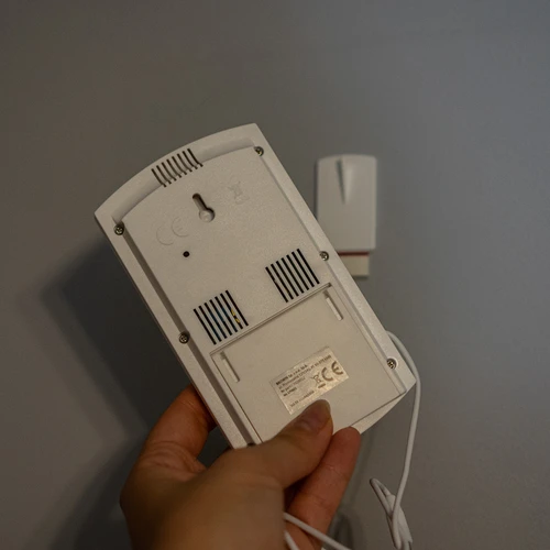 Stazione meteo elettronica con sonda, bianca - 11