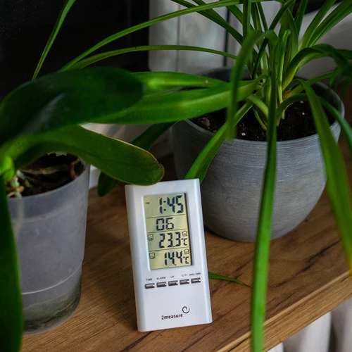 Stazione meteo – elettronica, con sonda, bianca - 4