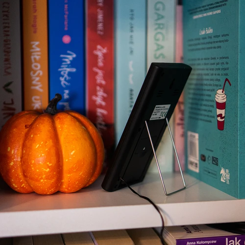 Stazione meteo elettronica con sonda, nera - 7