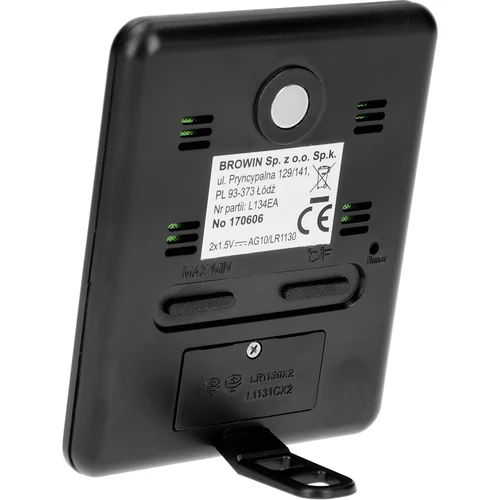 Stazione meteo – elettronica, senza fili, nera - 3