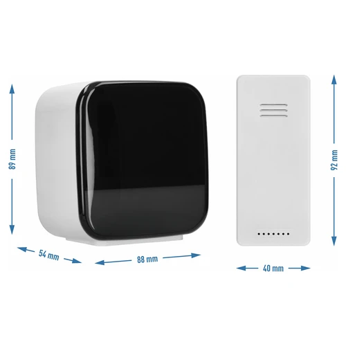 Stazione meteo elettronica Soens - con sensore senza fili, sveglia e lampada - 4