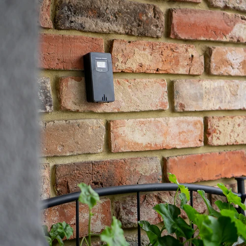 Stazione meteo RCC, DCF – elettronica, retroilluminata, senza fili, con sensore, nera - 18