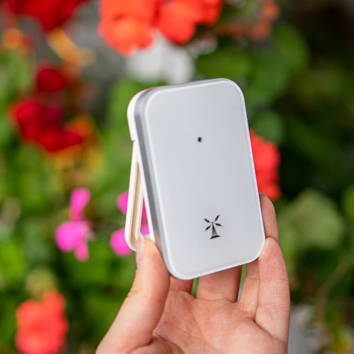 Stazione meteo RCC, DCF – elettronica, senza fili, con sensore retroilluminato, bianca - 14