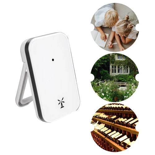 Stazione meteo RCC, DCF – elettronica, senza fili, con sensore retroilluminato, bianca - 18