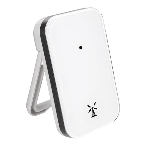 Stazione meteo RCC, DCF – elettronica, senza fili, con sensore retroilluminato, bianca - 6