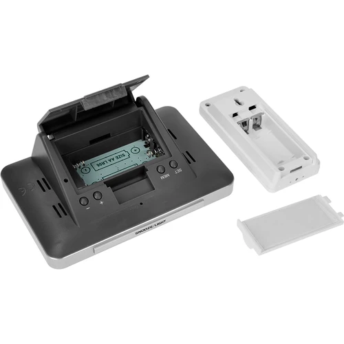 Stazione meteo RCC – elettronica, senza fili, con sensore retroilluminato, nera - 8