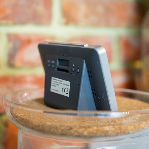 Stazione meteo RCC – elettronica, senza fili, con sensore retroilluminato, nera - 16