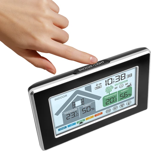 Stazione meteorologica del marchio Soens – elettronica, con sensore esterno senza fili - 3