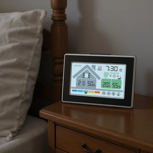 Stazione meteorologica del marchio Soens – elettronica, con sensore esterno senza fili - 7