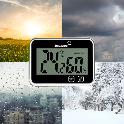 Stazione meteorologica – elettronica, senza fili, nera - 12