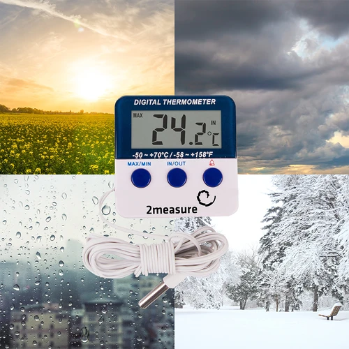 Stazione meteorologica – elettronica, sonda, bianca - 10