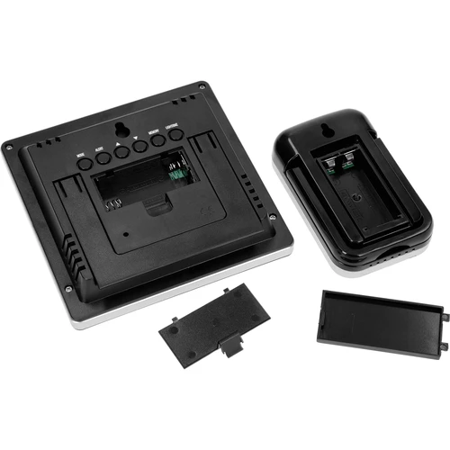 Stazione meteorologica RCC, DCF – elettronica, wireless, sensore retroilluminato, nero - 5