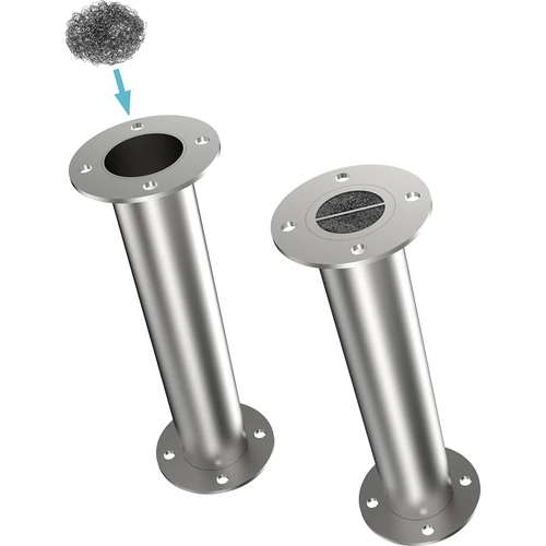 Supporti prismatici in acciaio inox - 2 pezzi - 4