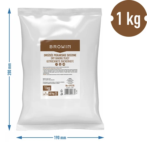 Suszone drożdże piekarskie, 1 kg - 4