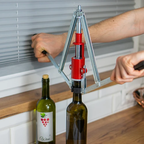 Tappatrice a due leve in metallo, diametro 22 mm - 4