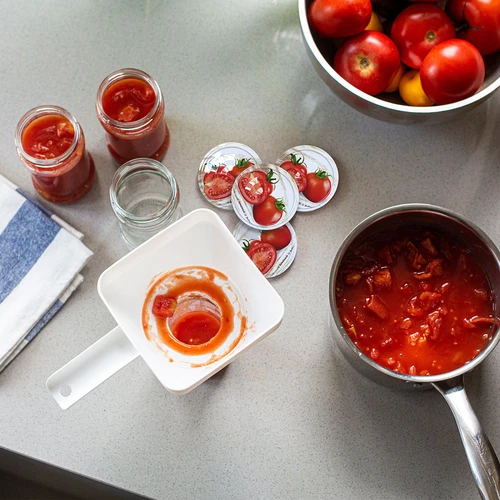 Tappi a vite fi 66/4 con decoro di verdure - 10 pezzi - 16