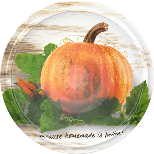 Tappi a vite fi 66/4 con decoro di verdure - 10 pezzi - 8