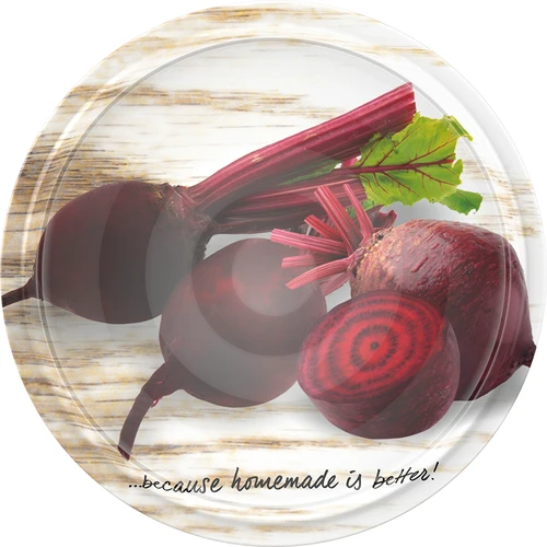 Tappi a vite fi 66/4 con decoro di verdure - 10 pezzi - 11