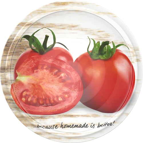 Tappi a vite fi 66/4 con decoro di verdure - 10 pezzi - 12