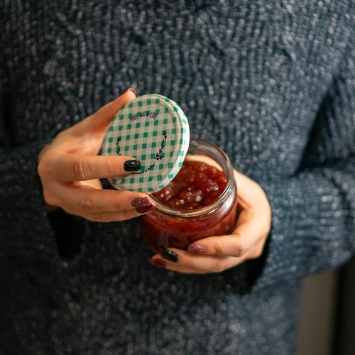 Tappi a vite Ø 82 mm (6 tacche) a quadretti - 10 pz - 14