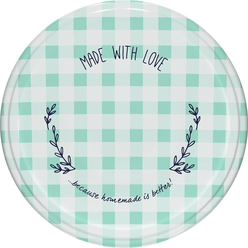 Tappi a vite Ø 82 mm (6 tacche) a quadretti - 10 pz - 2