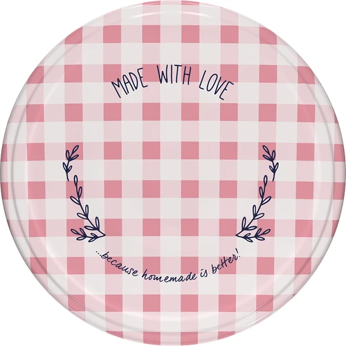 Tappi a vite Ø 82 mm (6 tacche) a quadretti - 10 pz - 4