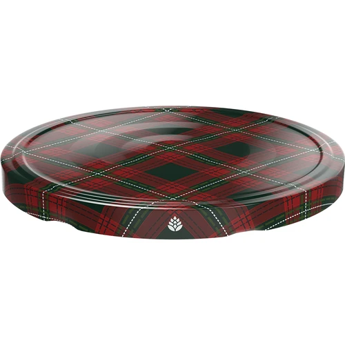 Tappi Ø82/6 tartan scozzese mix, 10 pz. - 4
