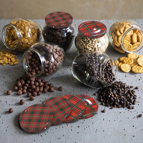 Tappi Ø82/6 tartan scozzese mix, 10 pz. - 9