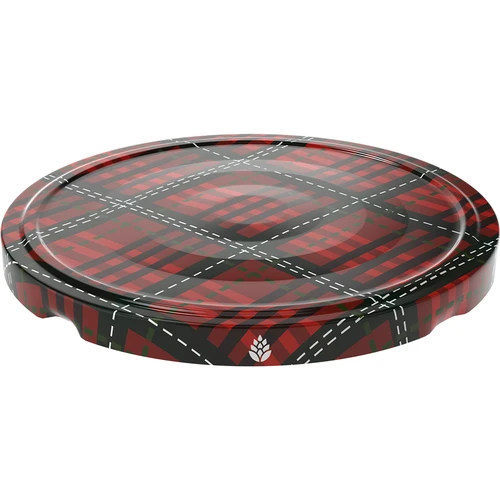 Tappi Ø82/6 tartan scozzese mix, 10 pz. - 6