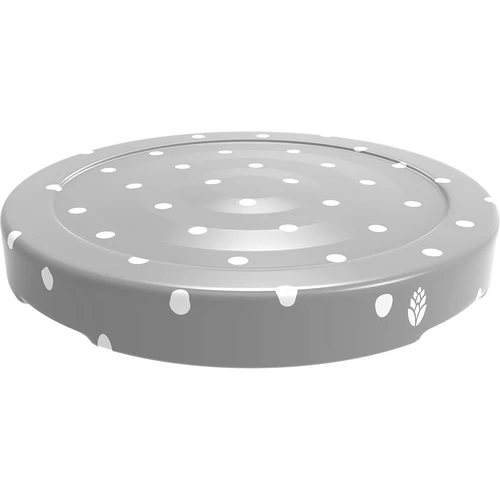 Tappi twist-off fi 43 mm a pois (mix colori) - 10 pezzi - 8