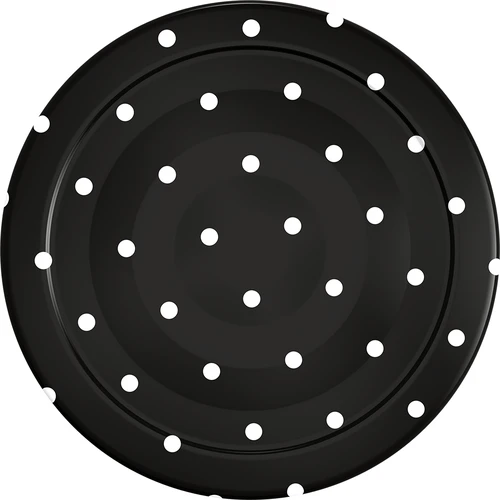 Tappi twist-off fi 43 mm a pois (mix colori) - 10 pezzi - 3