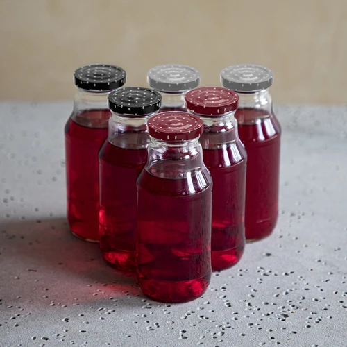 Tappi twist-off fi 43 mm a pois (mix colori) - 10 pezzi - 11