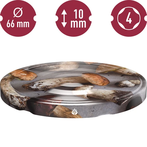 Tappi twist-off fi 66 - Funghi 2 (10 pz.) - 3