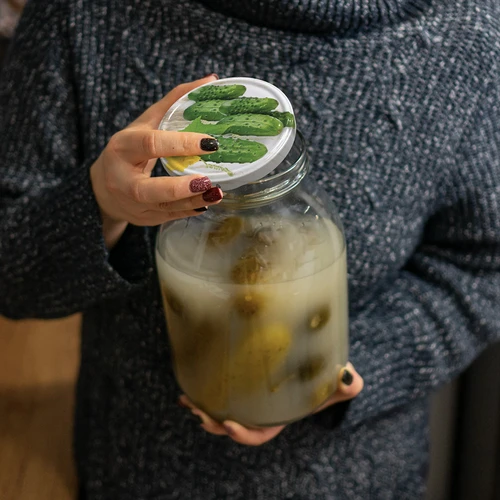 Tappi twist-off Ø100 fantasia cetrioli mix - 10 pz. - 9