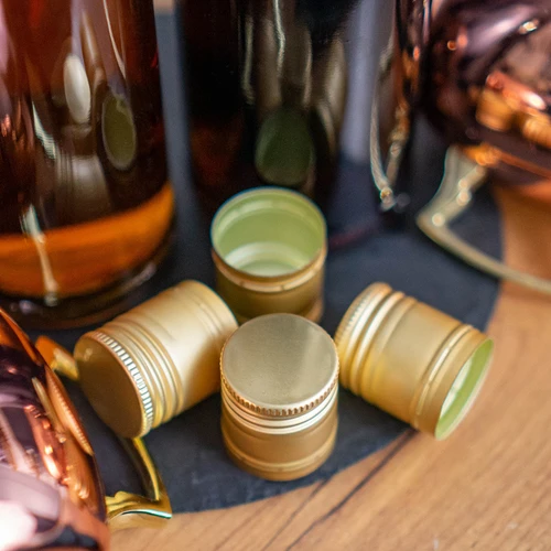 Tappo a vite per bottiglie Ø31,5/24 - dorato - 6 pezzi - 2