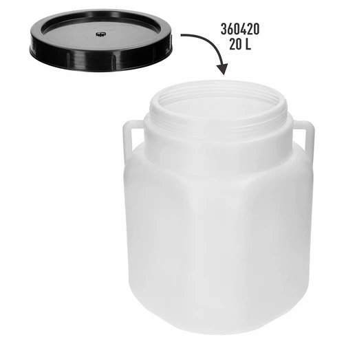 Tappo a vite per fusto quadrato 20 L, Ø 19 cm - 3