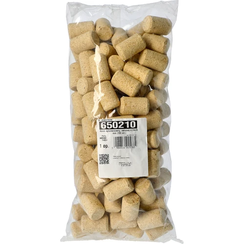 Tappo agglomerato, cilindrico d.24x38 mm (100 pezzi) - 2