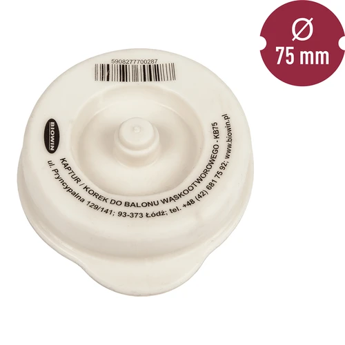 Tappo/cappuccio per damigiane a collo stretto Ø 75 mm - 2