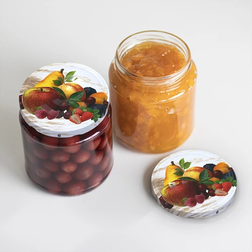 Tappo fi 82/6 frutta su sfondo bianco - 10 pezzi - 5