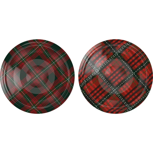 Tappo fi66 scozzese a quadretti mix, 10 pezzi.  - 1 