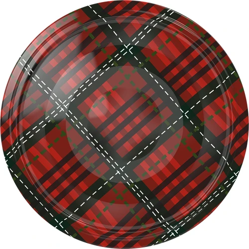 Tappo fi82/6 scozzese a quadretti mix, 10 pezzi - 5